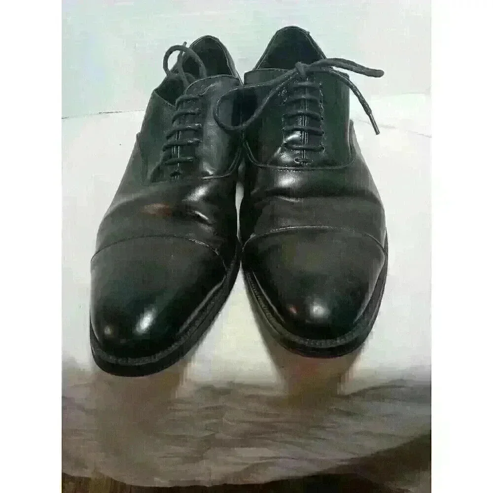 Stacy Adams Kordell Cap Toe‎ Oxford 24919-001 10.5M Mens Black